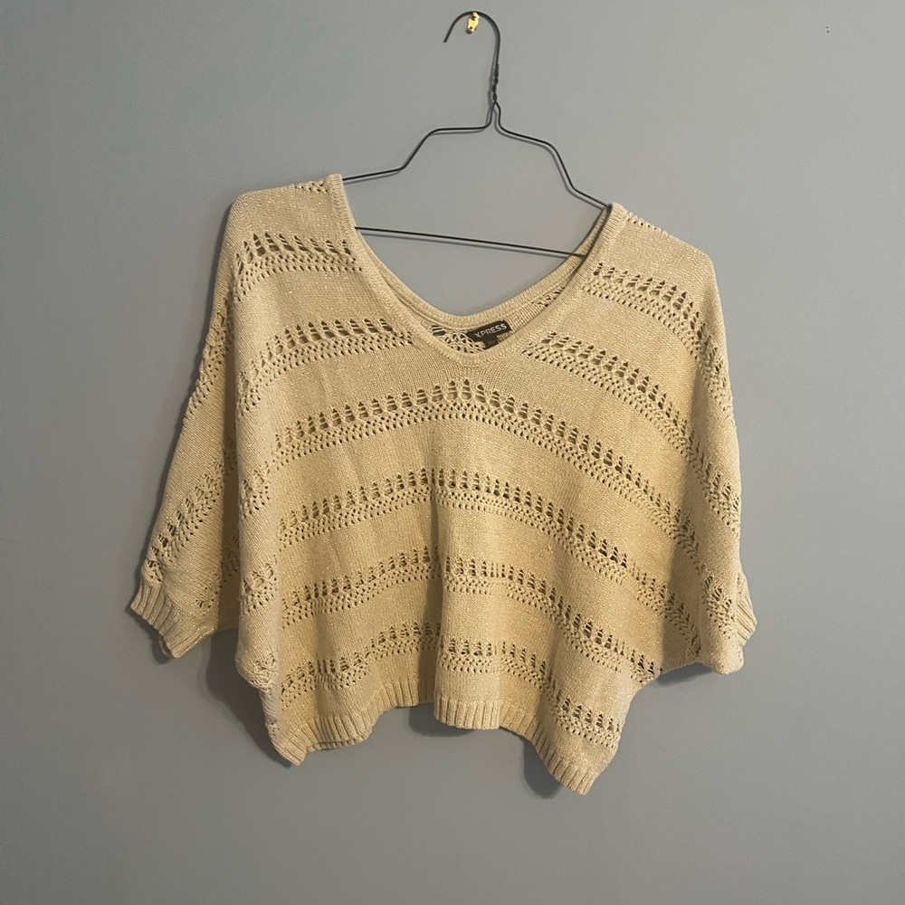 Crop Knit Express Sweater